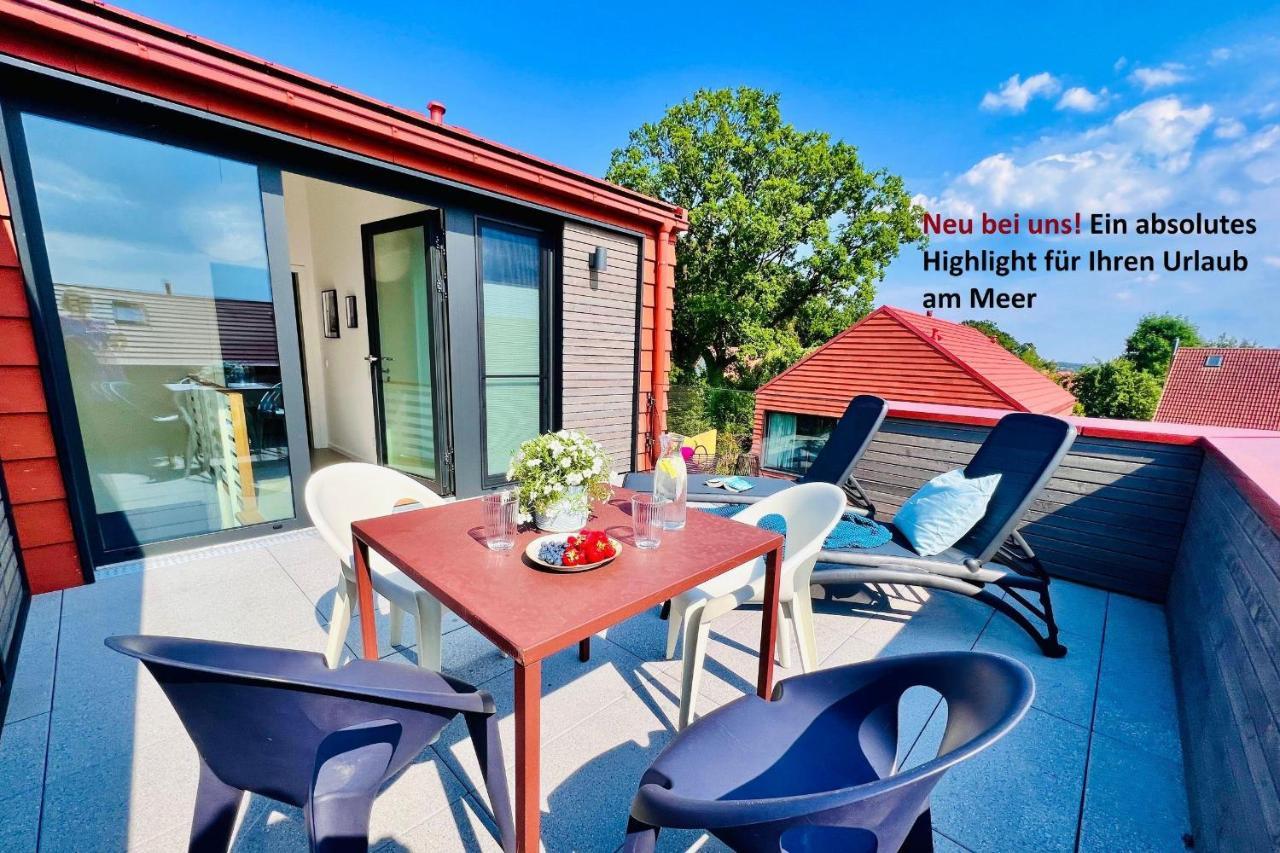 De-Ole-School-Kuestenliebe-Maisonette-Whg-15 Hohwacht Exteriör bild