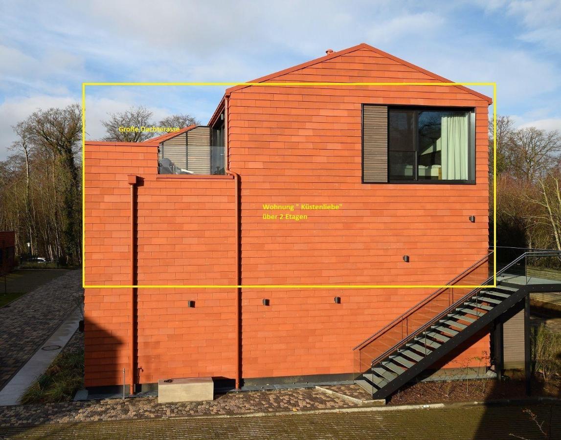 De-Ole-School-Kuestenliebe-Maisonette-Whg-15 Hohwacht Exteriör bild