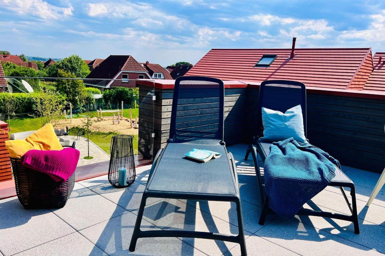 De-Ole-School-Kuestenliebe-Maisonette-Whg-15 Hohwacht Exteriör bild